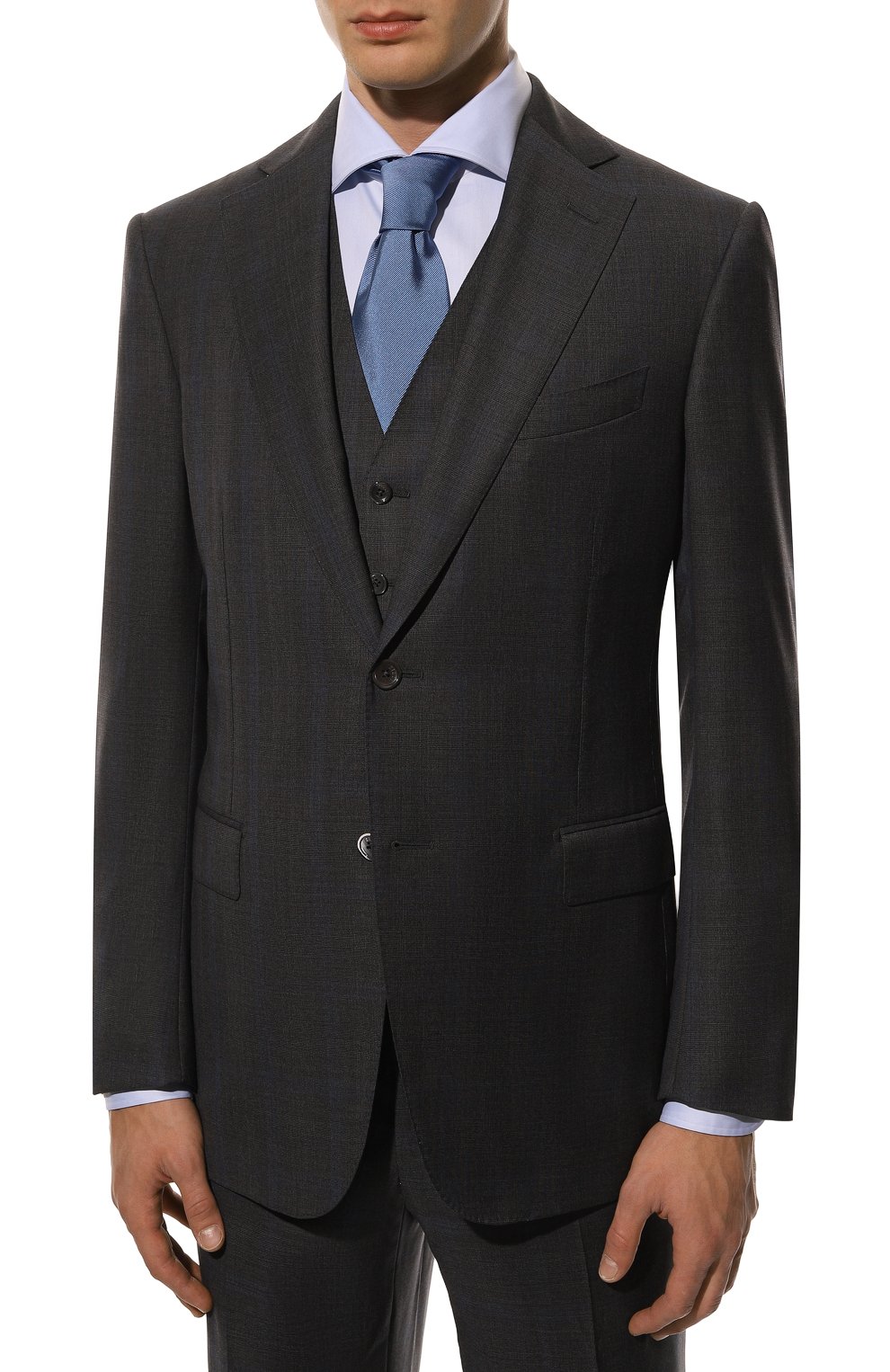 Шерстяной костюм-тройка ZILLI, арт. MQ-AN22Z2/MPQ-005--46530/0001, фото 2