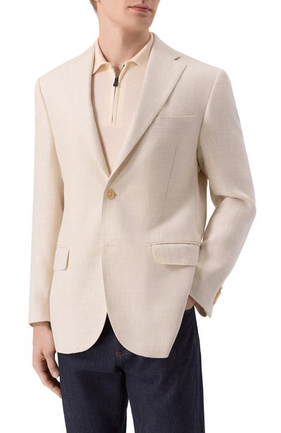 Пиджак изо льна и шерсти CORNELIANI, арт. 27X008/2718258, фото 3