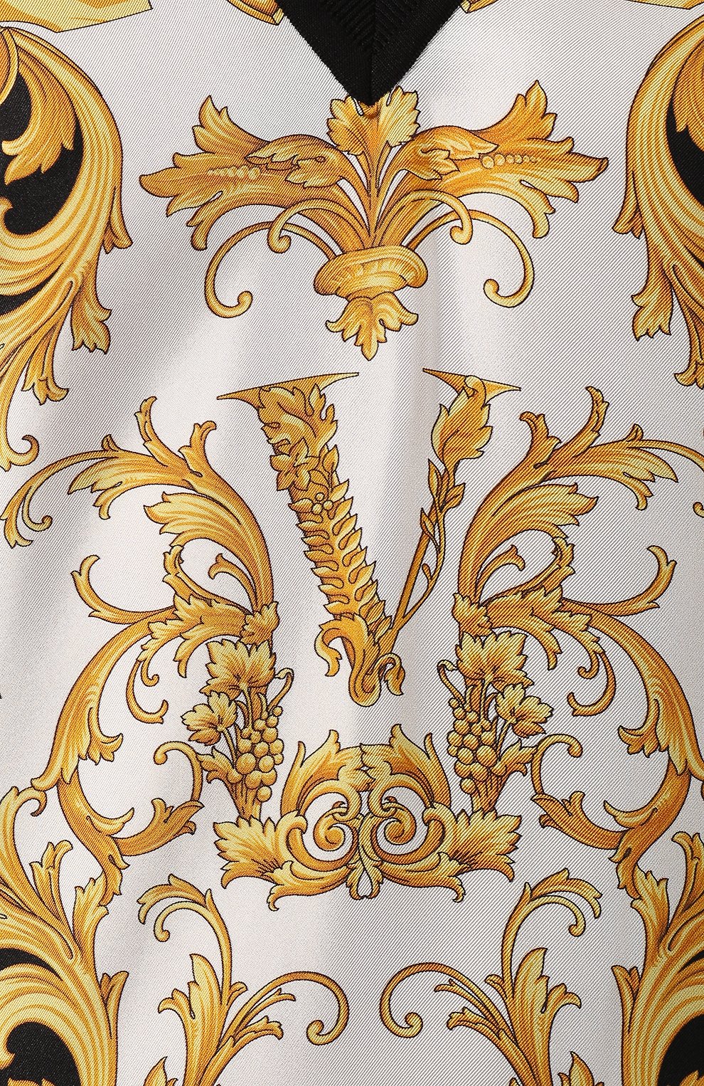 Пуловер из смеси шелка и хлопка VERSACE черного цвета по цене 127000 руб., арт. A85515/A233111, фото 5 Пуловер из смеси шелка и хлопка VERSACE, арт. A85515/A233111, фото 5