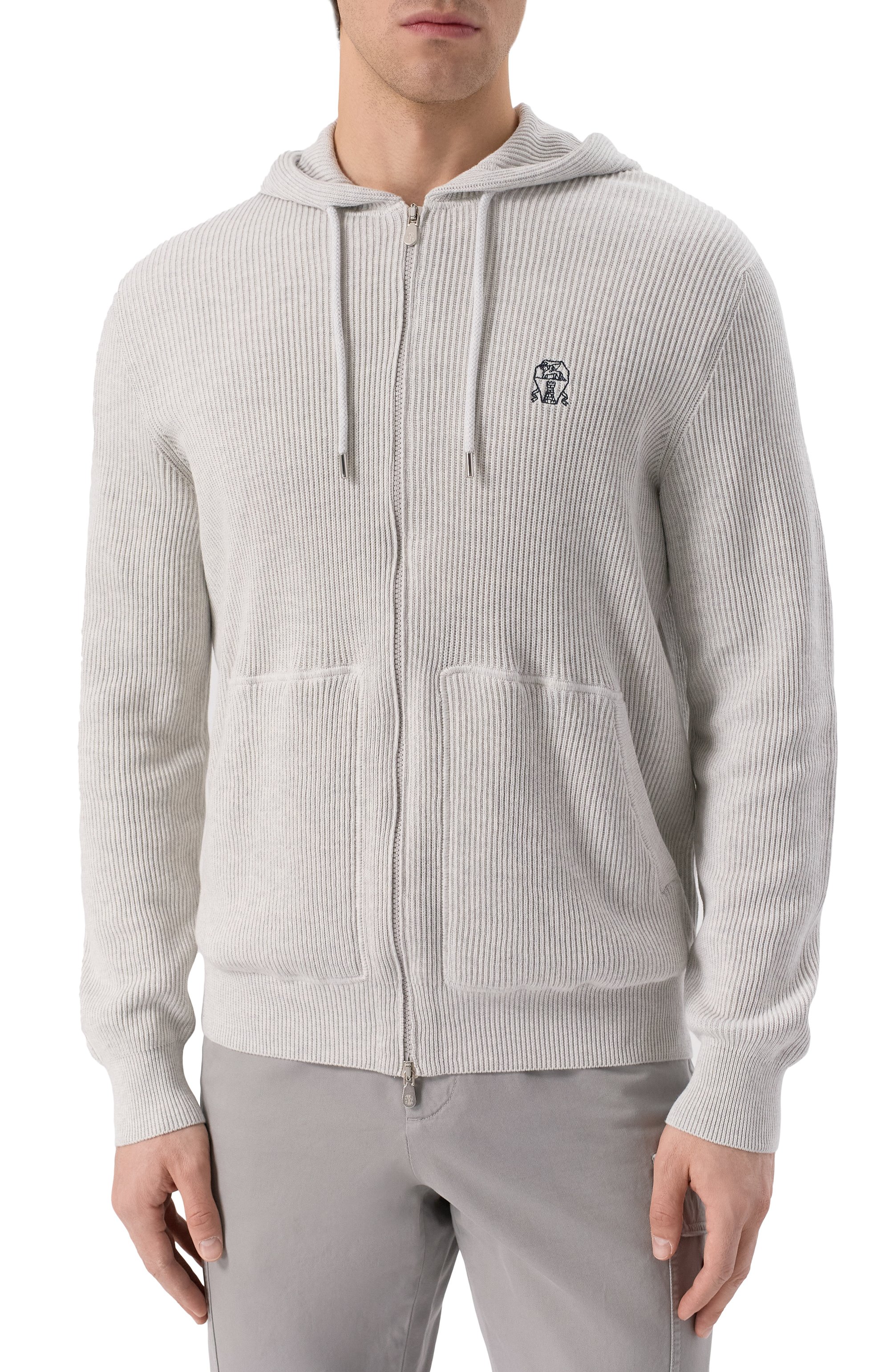 Хлопковый кардиган BRUNELLO CUCINELLI, арт. M29200416G, фото 3