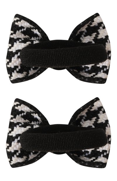 комплект из двух бантов-резинок JUNEFEE черного цвета по цене 980 руб., арт. 7454, фото 2 комплект из двух бантов-резинок JUNEFEE, арт. 7454, фото 2