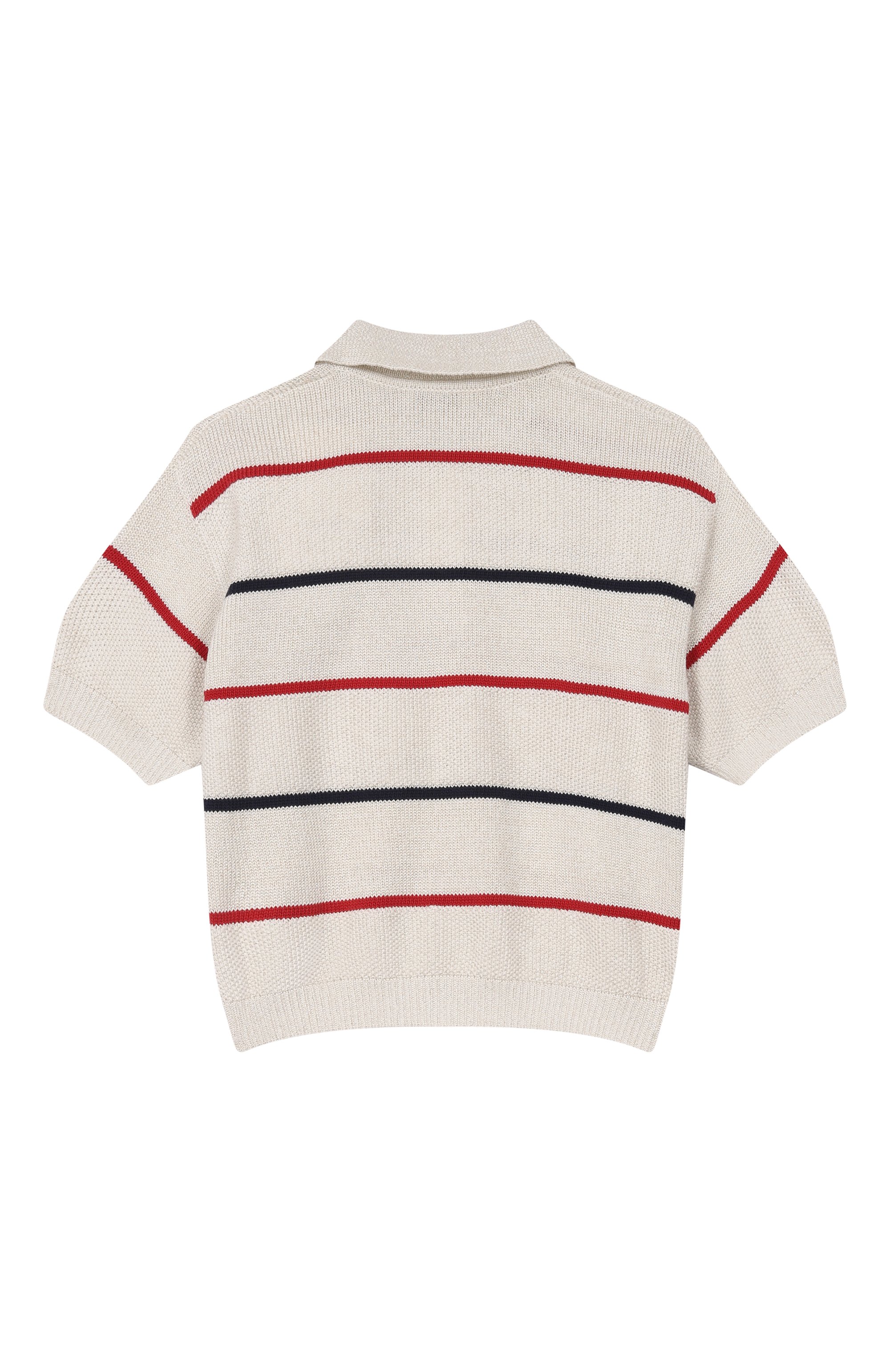 Поло из хлопка и вискозы BRUNELLO CUCINELLI, арт. BSNM74015A, фото 2