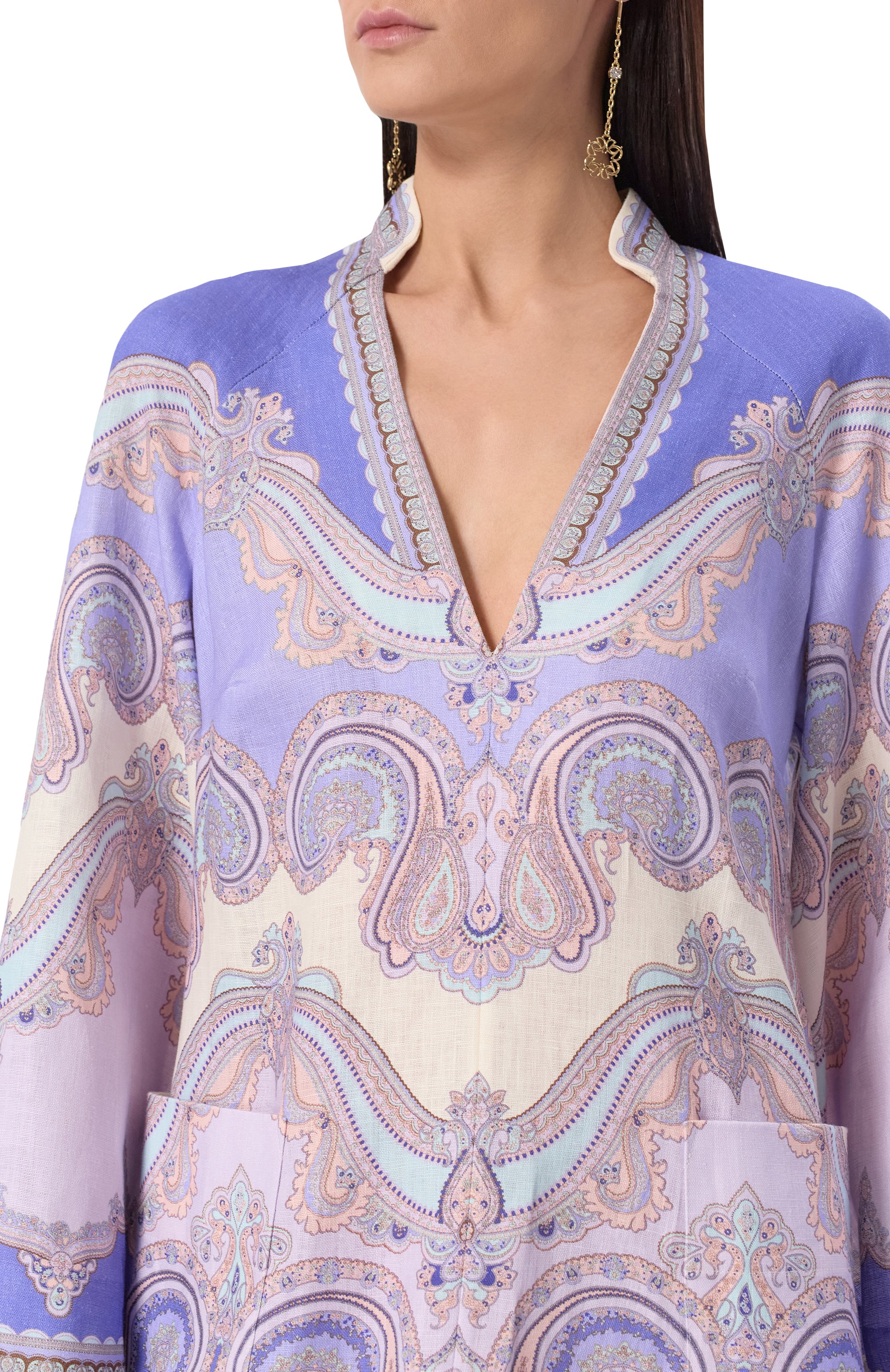 Льняное платье ZIMMERMANN, арт. 1725DRS254, фото 5