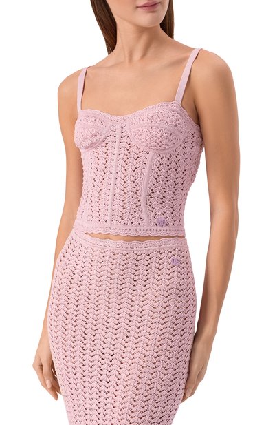 Топ из вискозы DOLCE & GABBANA, арт. FXT70Z/JGMG7, фото 3