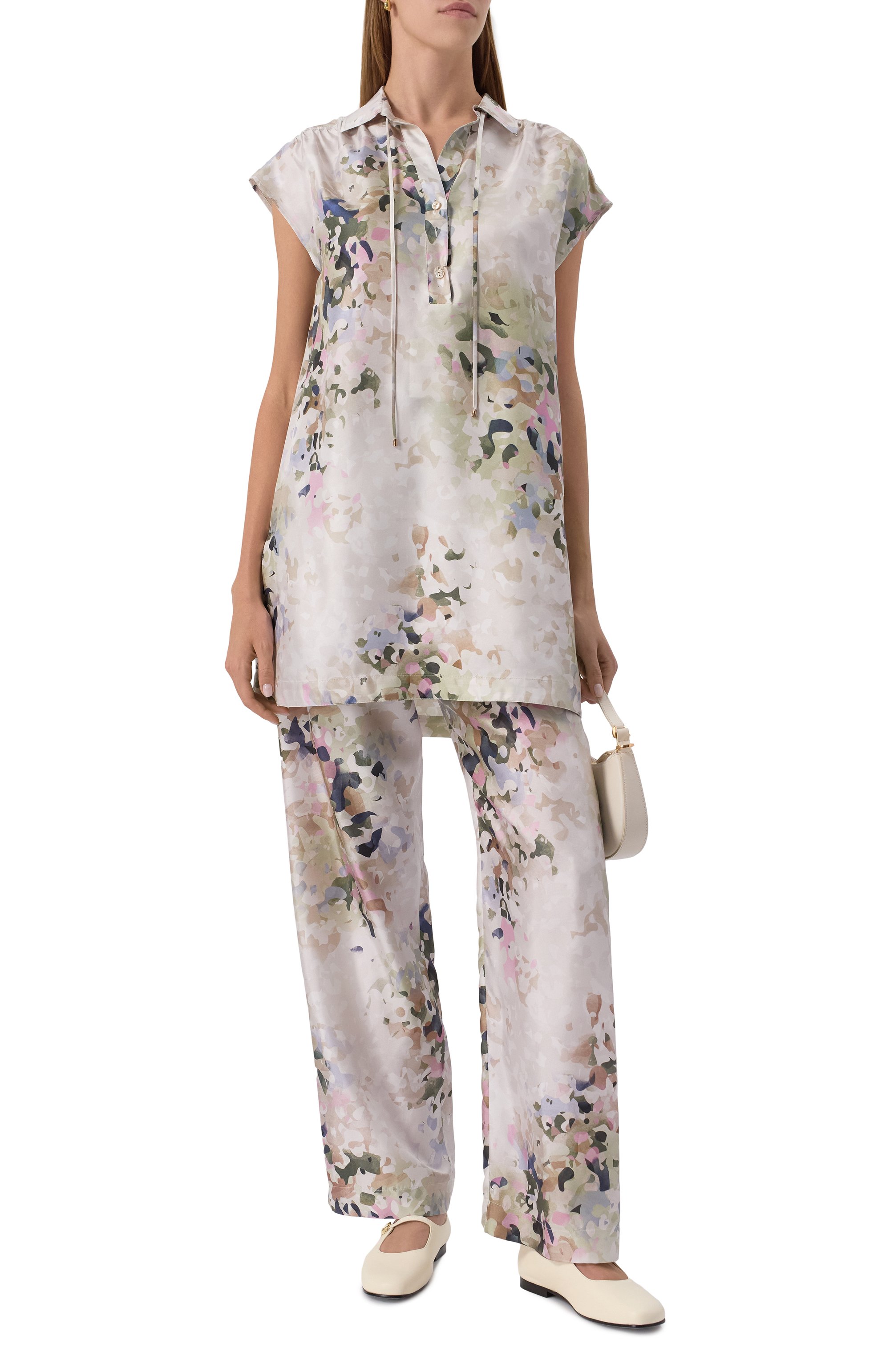 Шелковые брюки AGNONA, арт. T70715/S4046, фото 2