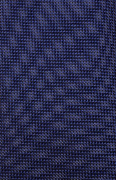 Шелковый галстук ZEGNA синего цвета по цене 19950 руб., арт. Z3D00T/1XW, фото 4 Шелковый галстук ZEGNA, арт. Z3D00T/1XW, фото 4