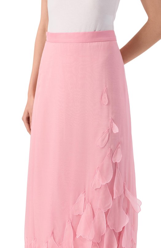 Шелковая юбка YANINA T-2985/1 Розовый  T-2985/1 Фото 5