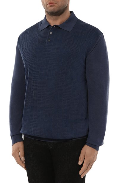 Поло из шерсти и шелка ZILLI, арт. KBP001M0230VSQA00/64, фото 3