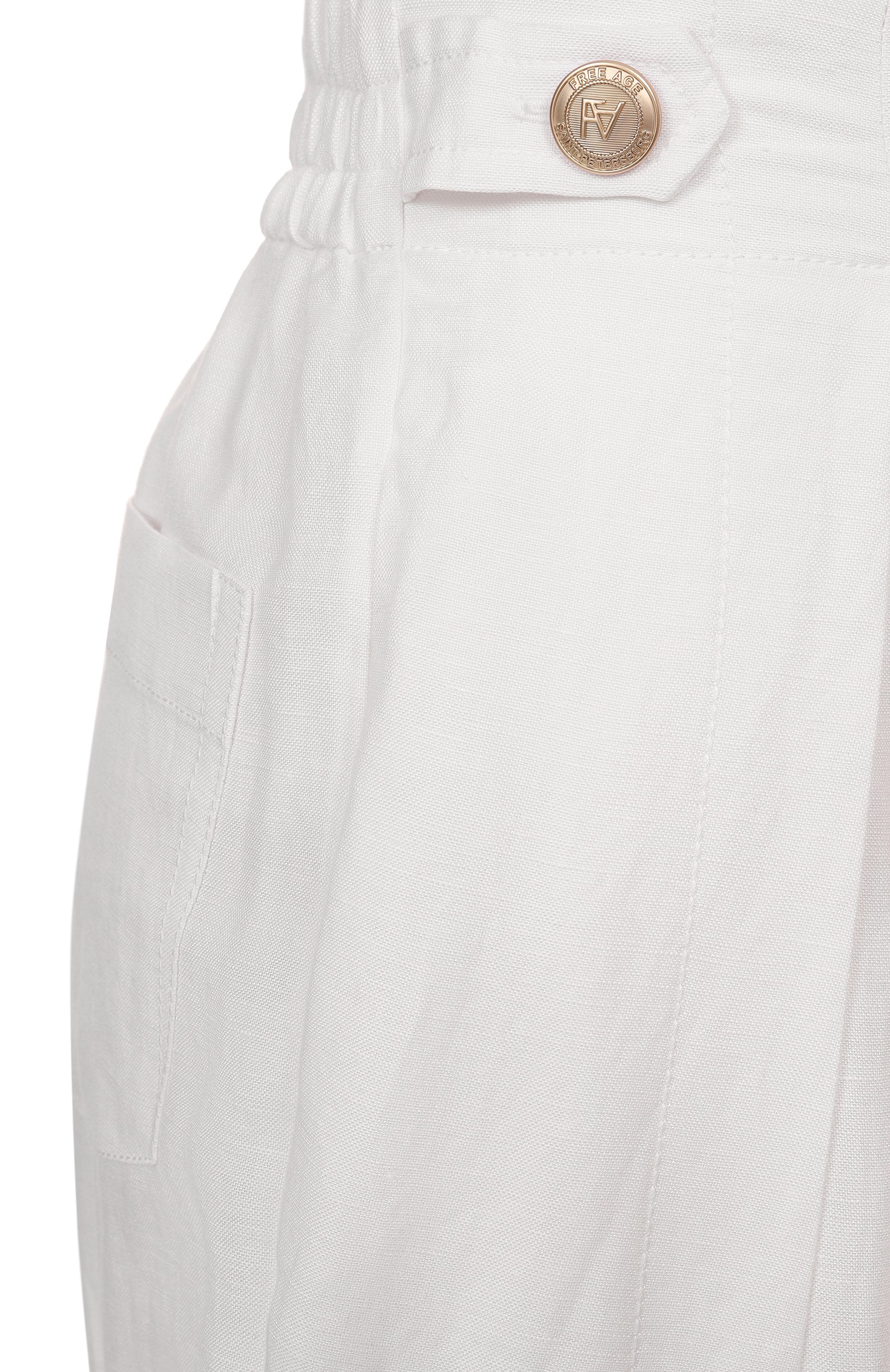 Брюки из вискозы и льна FREEAGE, арт. WS25.PT140.2070.100, фото 6