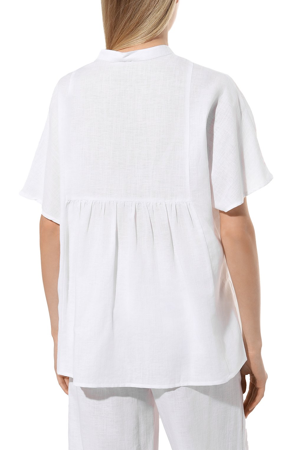 Блузка изо льна и хлопка ZIMMERLI, арт. 4697-13101, фото 4