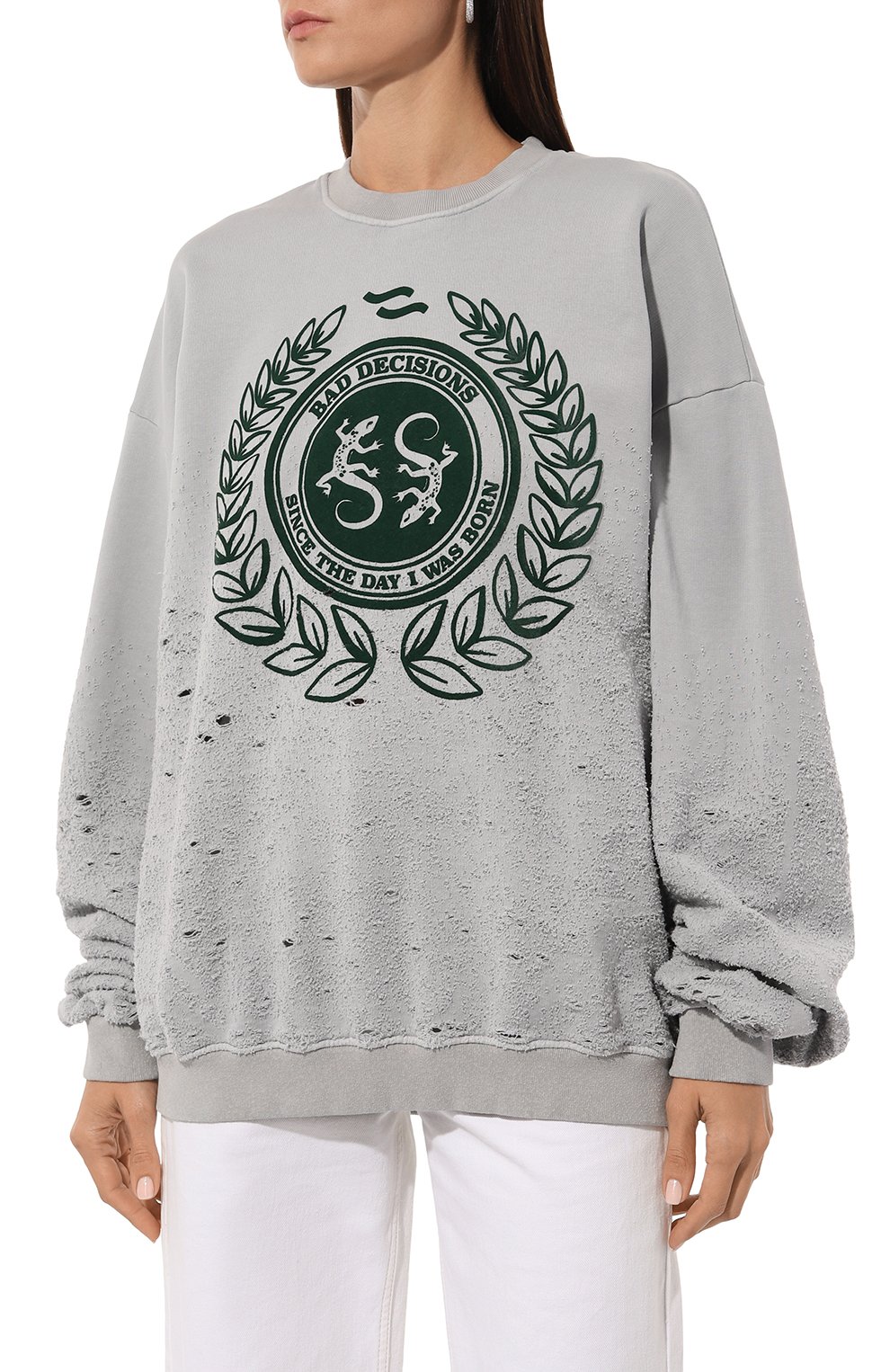 Хлопковый свитшот SSHEENA, арт. 24FWFELPA TF24017, фото 3