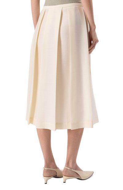 Юбка из шерсти и шелка TOTEME, арт. 251-WRB0273-FB0324, фото 4