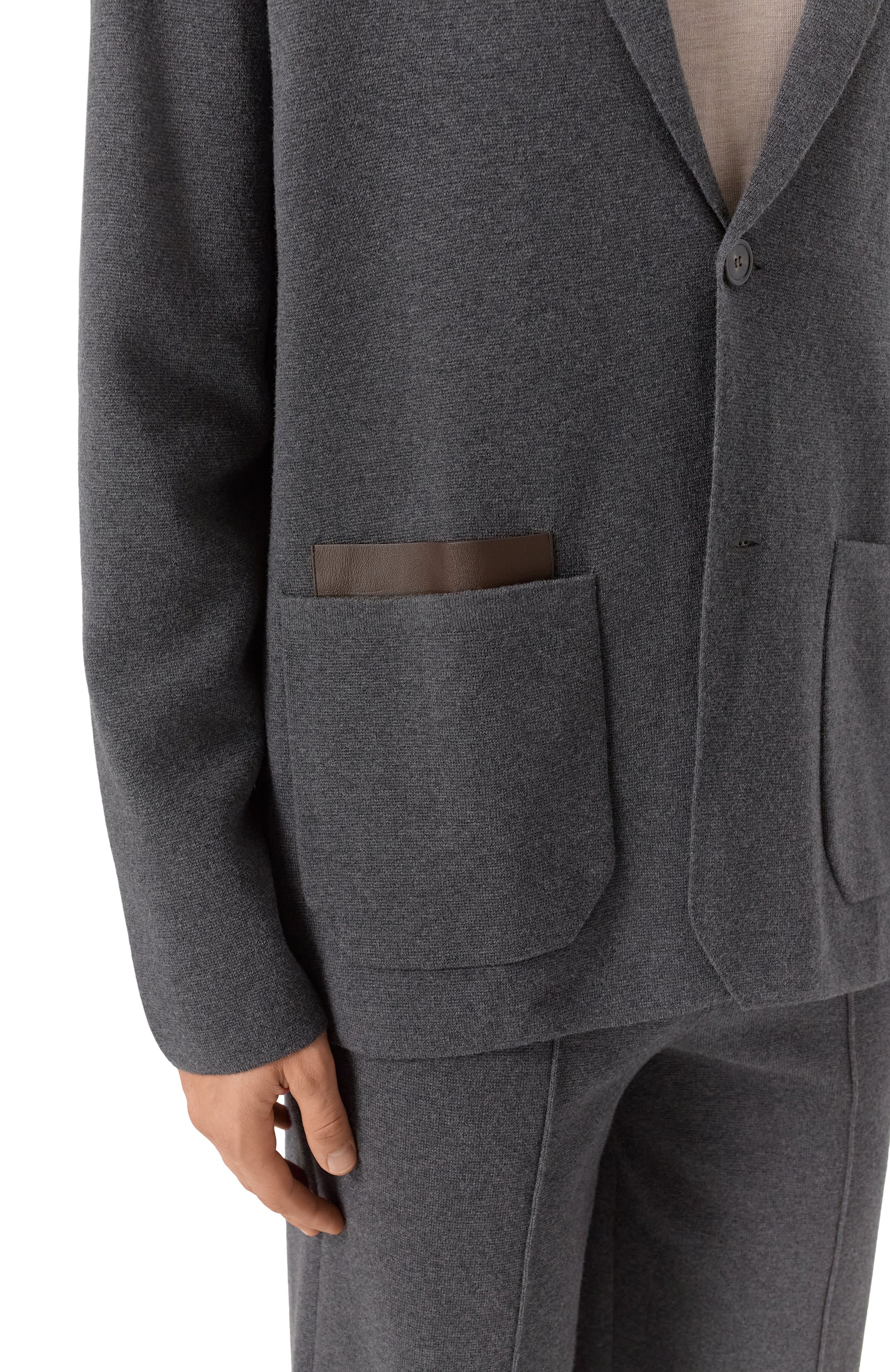 Пиджак из шерсти и хлопка 12 STOREEZ, арт. 133581, фото 5