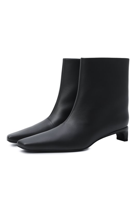Кожаные ботильоны Celine Lds 35 Loulou de Saison CELINE LDS Чёрный CELINE LDS