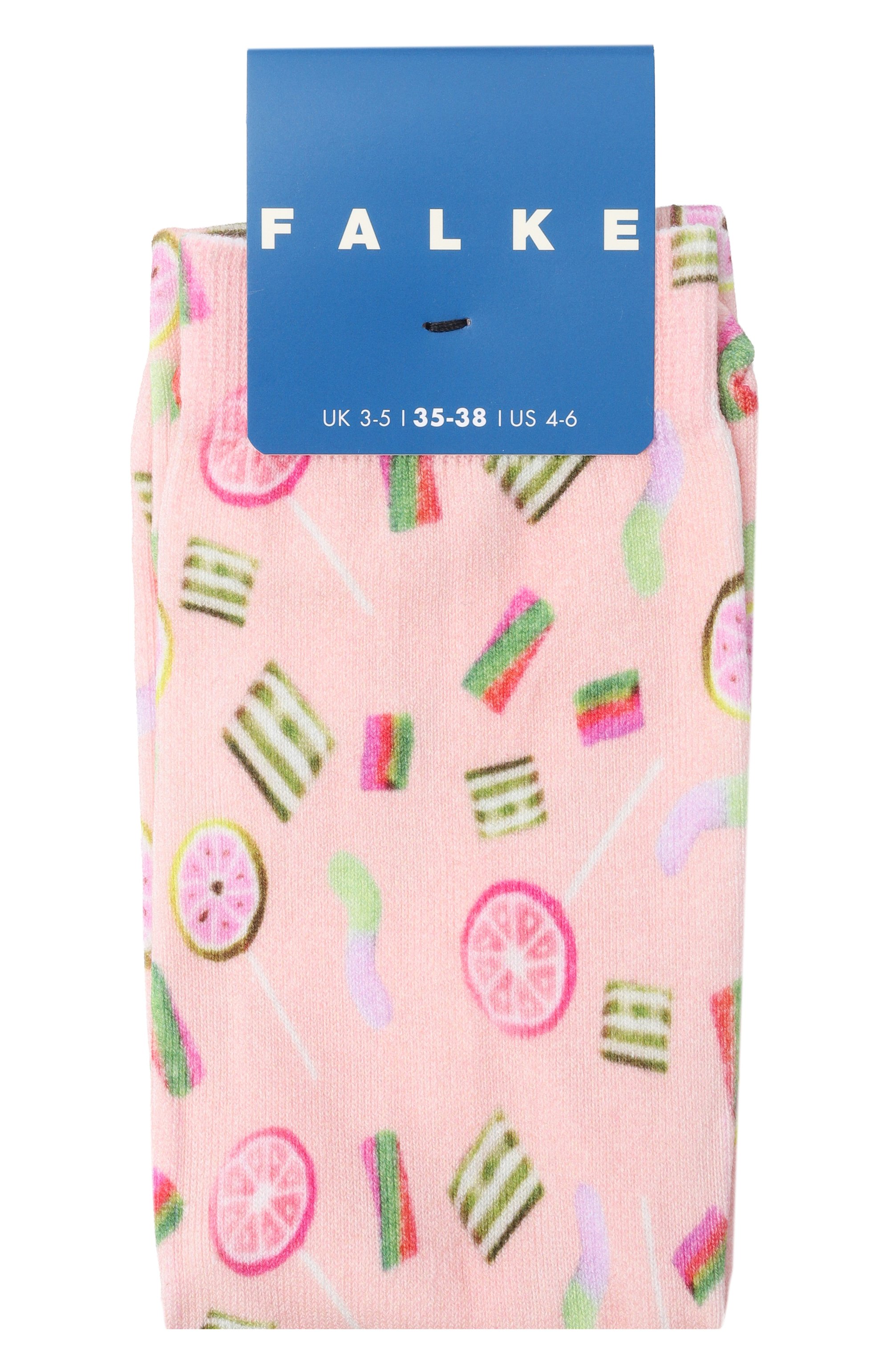 Хлопковые носки FALKE светло-розового цвета по цене 2100 руб., арт. 10503, фото 1 Хлопковые носки FALKE, арт. 10503, фото 1
