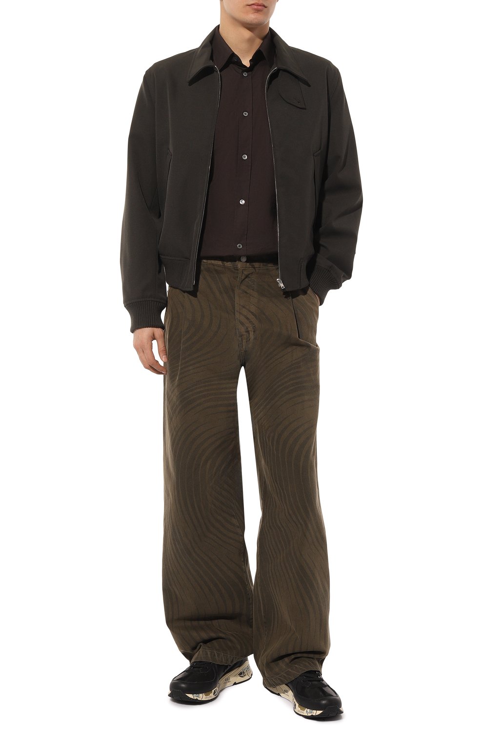 Кожаные кроссовки mase PREMIATA, арт. MASE/VAR 4145, фото 2