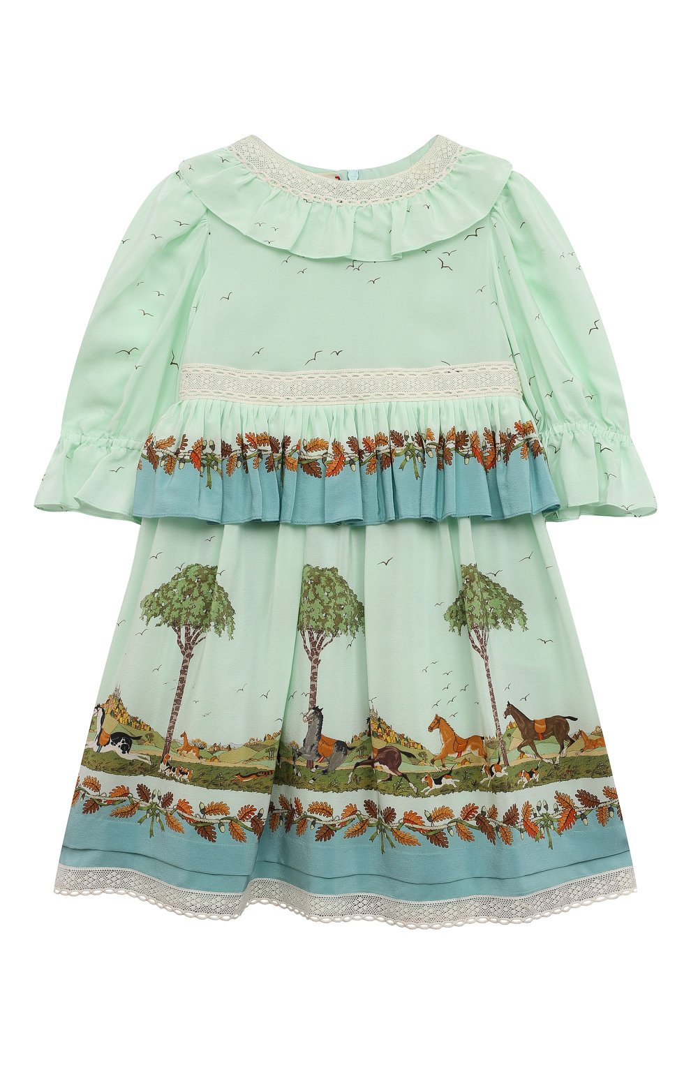 Шелковое платье GUCCI, арт. 590555 ZADAO, фото 1