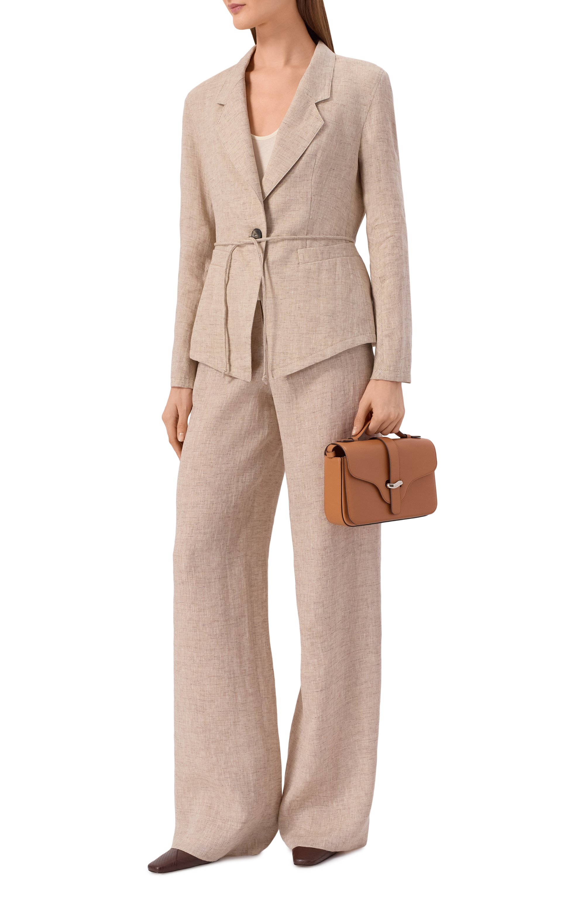 Сумка EMPORIO ARMANI светло-коричневого цвета по цене 68800 руб., арт. EW004419/AF25356, фото 3 Сумка EMPORIO ARMANI, арт. EW004419/AF25356, фото 3