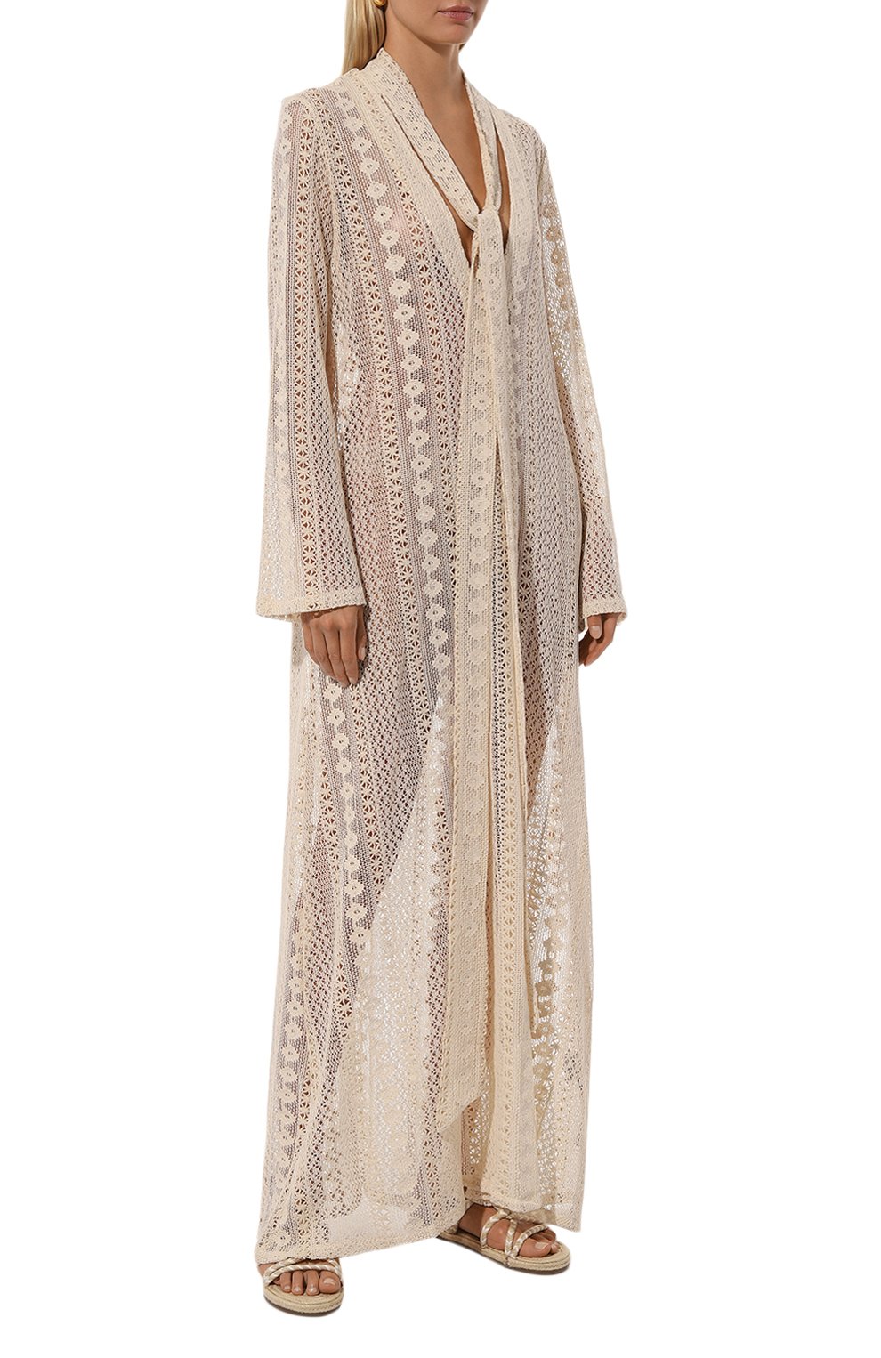 Хлопковое платье ALBUS LUMEN, арт. RT24.HAZELDRESS03.CR0CHET, фото 3