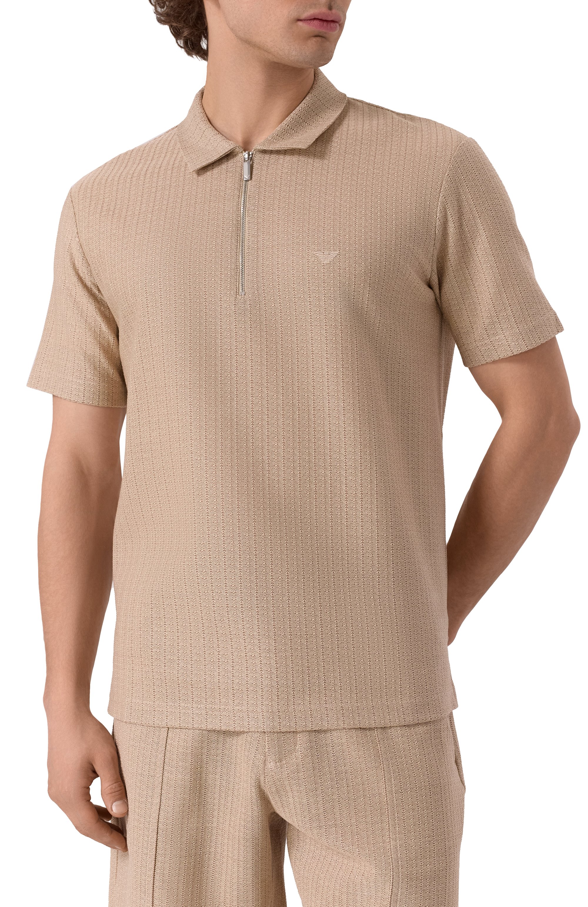 Хлопковое поло EMPORIO ARMANI, арт. EM001905/AF15552, фото 3