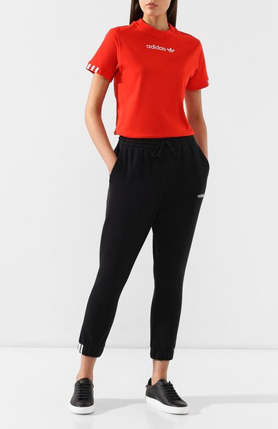 Хлопковая футболка ADIDAS ORIGINALS, арт. DU7189, фото 2