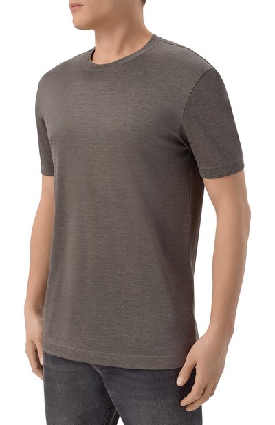 Шелковая футболка DOLCE & GABBANA, арт. G8ST1T/G7P0F, фото 3