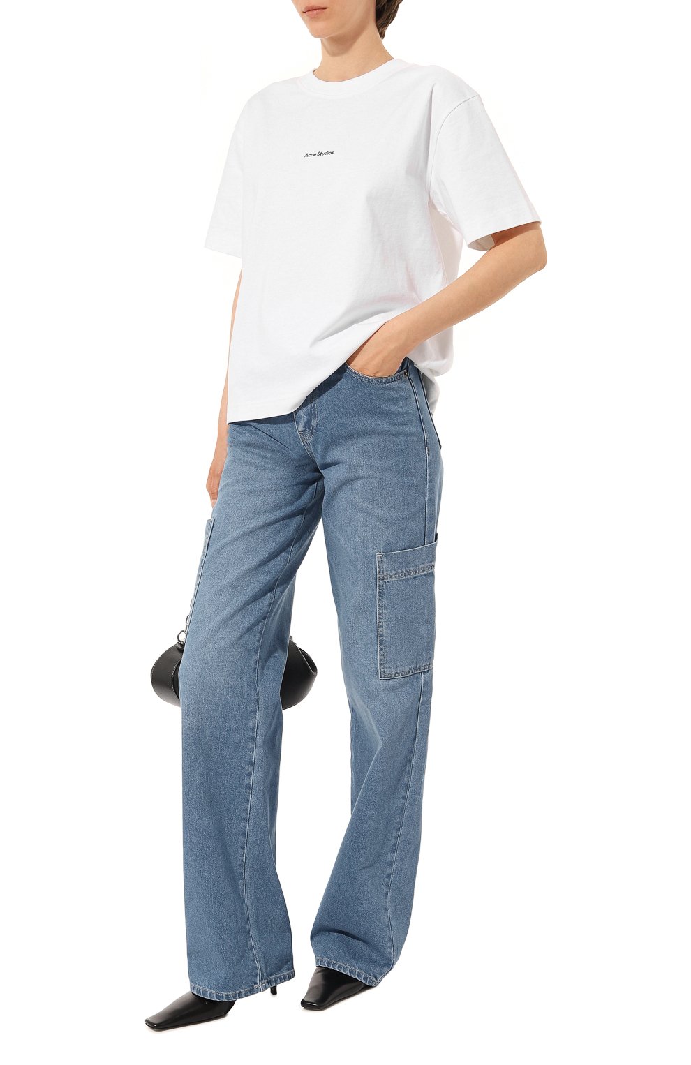 Хлопковая футболка ACNE STUDIOS, арт. FN WN TSHI000196183, фото 2