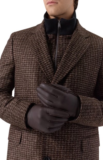 Кожаные перчатки BOSS, арт. 50526680, фото 2