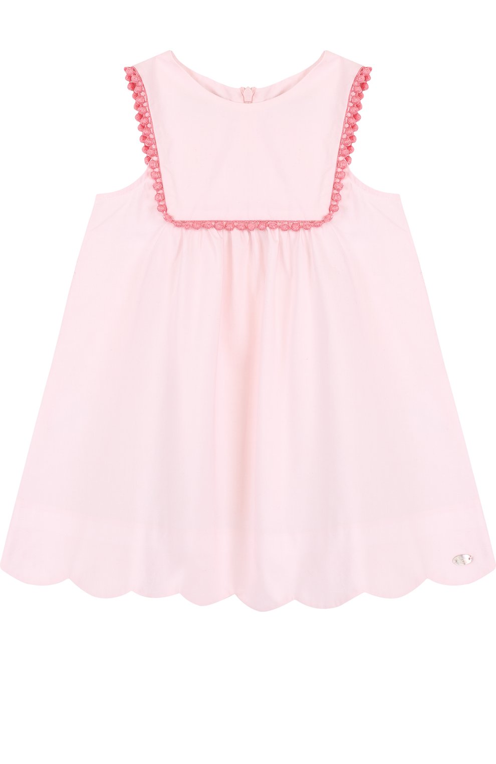 Хлопковое платье свободного кроя с отделкой TARTINE ET CHOCOLAT, арт. TL30171/1M-18M, фото 1