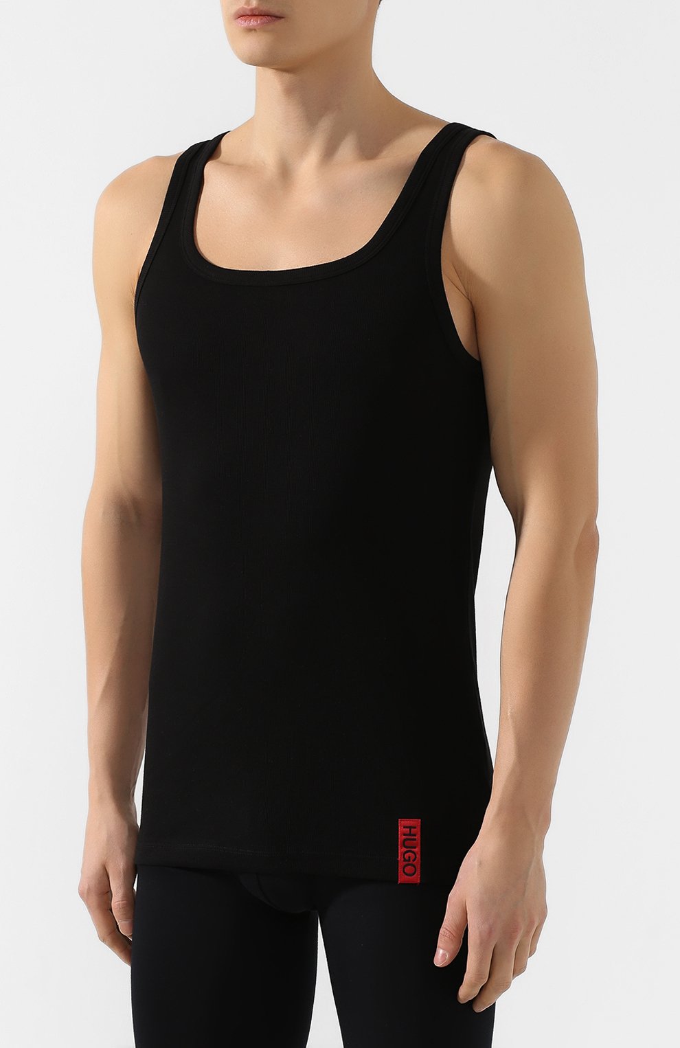 Хлопковая майка HUGO, арт. 50428885, фото 3