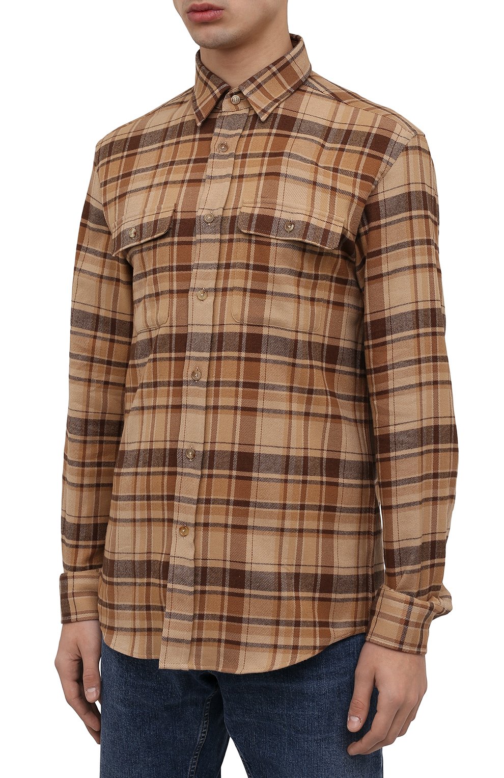 Хлопковая рубашка RALPH LAUREN, арт. 790856145, фото 3