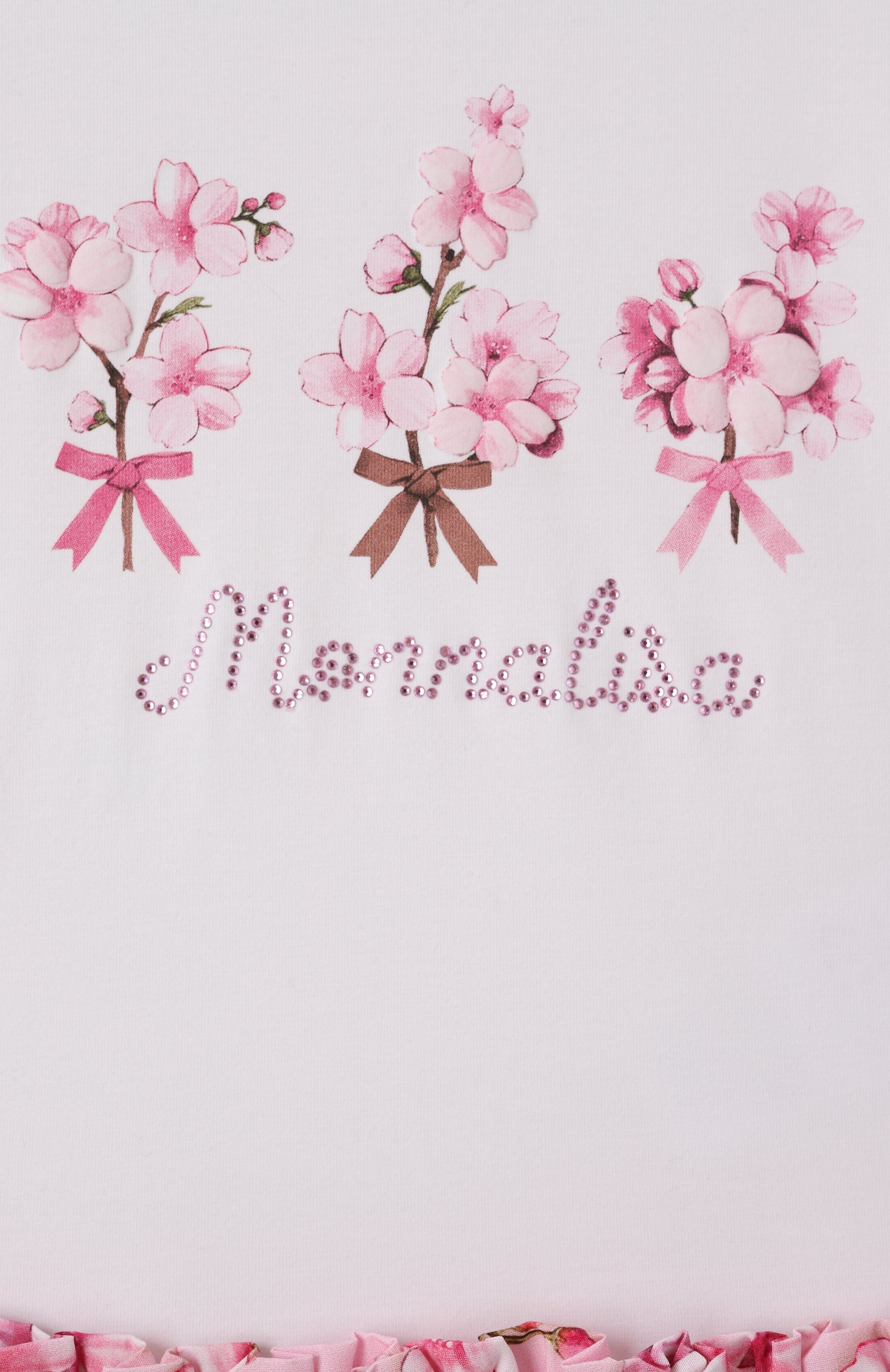 Хлопковое платье MONNALISA, арт. 11E906RU, фото 3