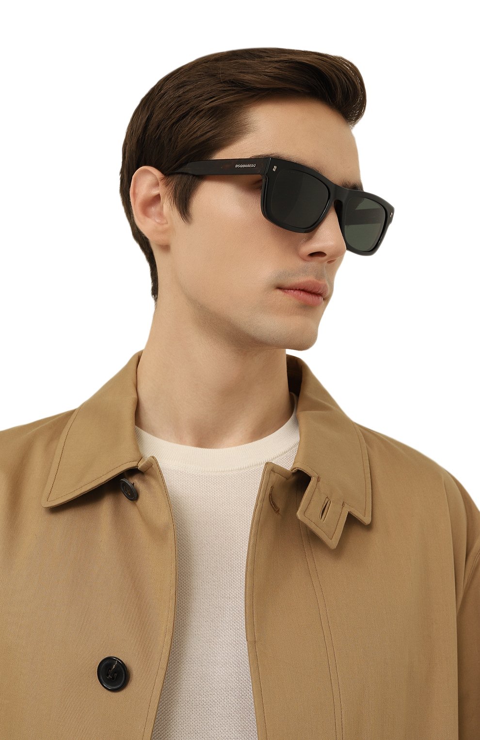 Оправа с клипоном DSQUARED2 леопардового цвета по цене 32200 руб., арт. D20100/CS 086, фото 6 Оправа с клипоном DSQUARED2, арт. D20100/CS 086, фото 6