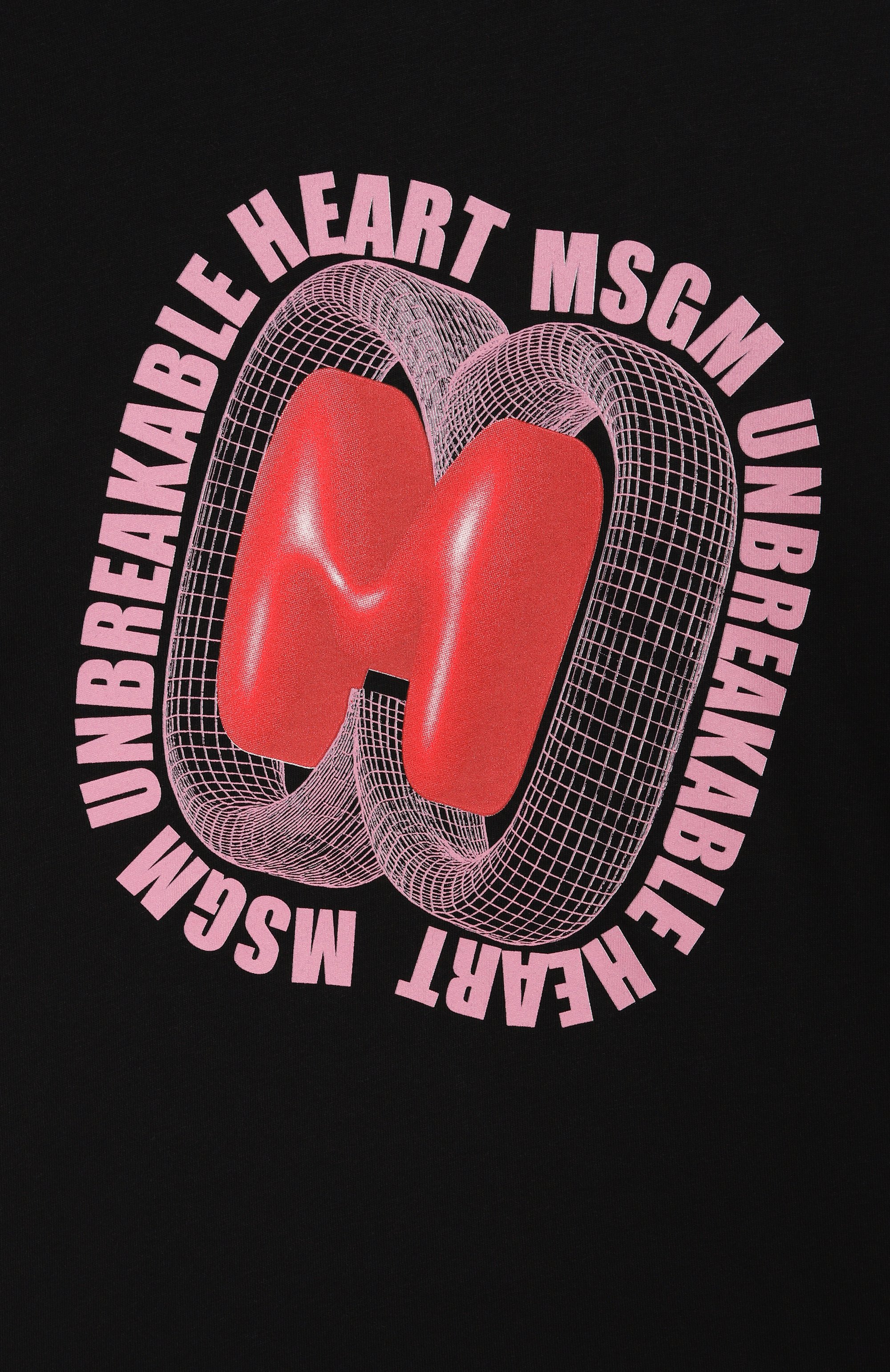 Хлопковая футболка MSGM KIDS, арт. F5MSJGTH012, фото 3