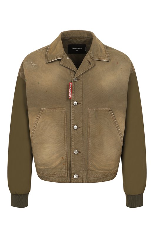 Джинсовая куртка Dsquared2 S74AM1704/D35106 Хаки S74AM1704/D35106