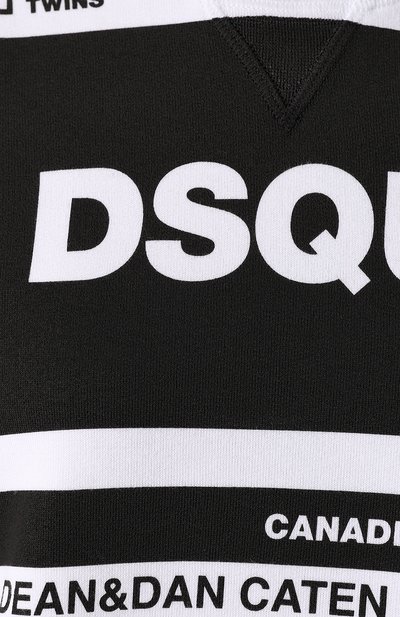 Хлопковый свитшот DSQUARED2 белого цвета по цене 36550 руб., арт. S75GU0283/S25042, фото 5 Хлопковый свитшот DSQUARED2, арт. S75GU0283/S25042, фото 5