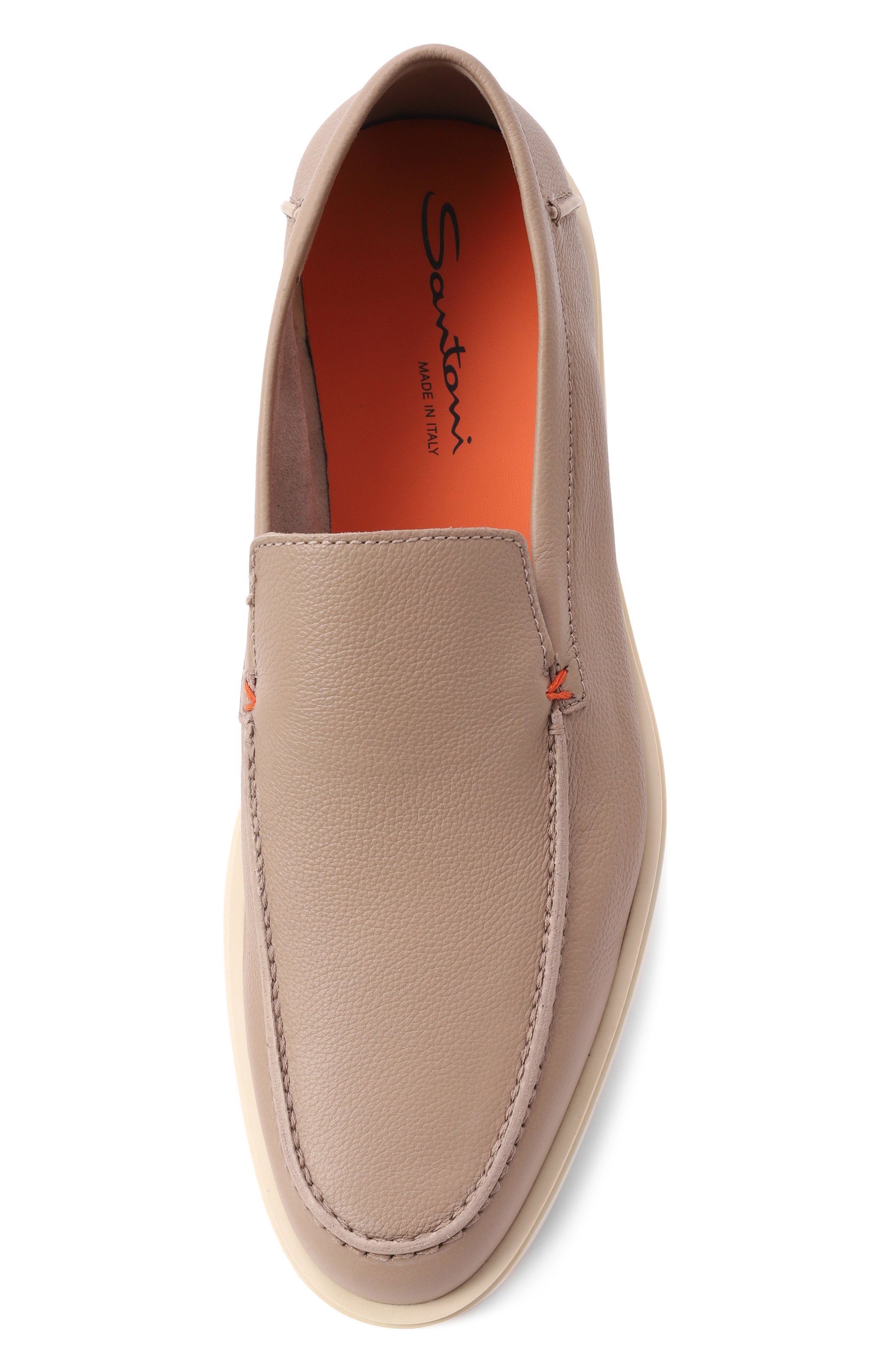 Кожаные лоферы detroit SANTONI, арт. MGDG17824TICSWLM, фото 6