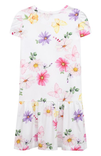 Хлопковое платье MONNALISA, арт. 11A917, фото 2