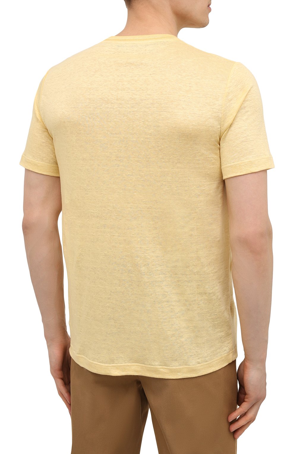 Льняная футболка LORO PIANA, арт. FAL5748, фото 4