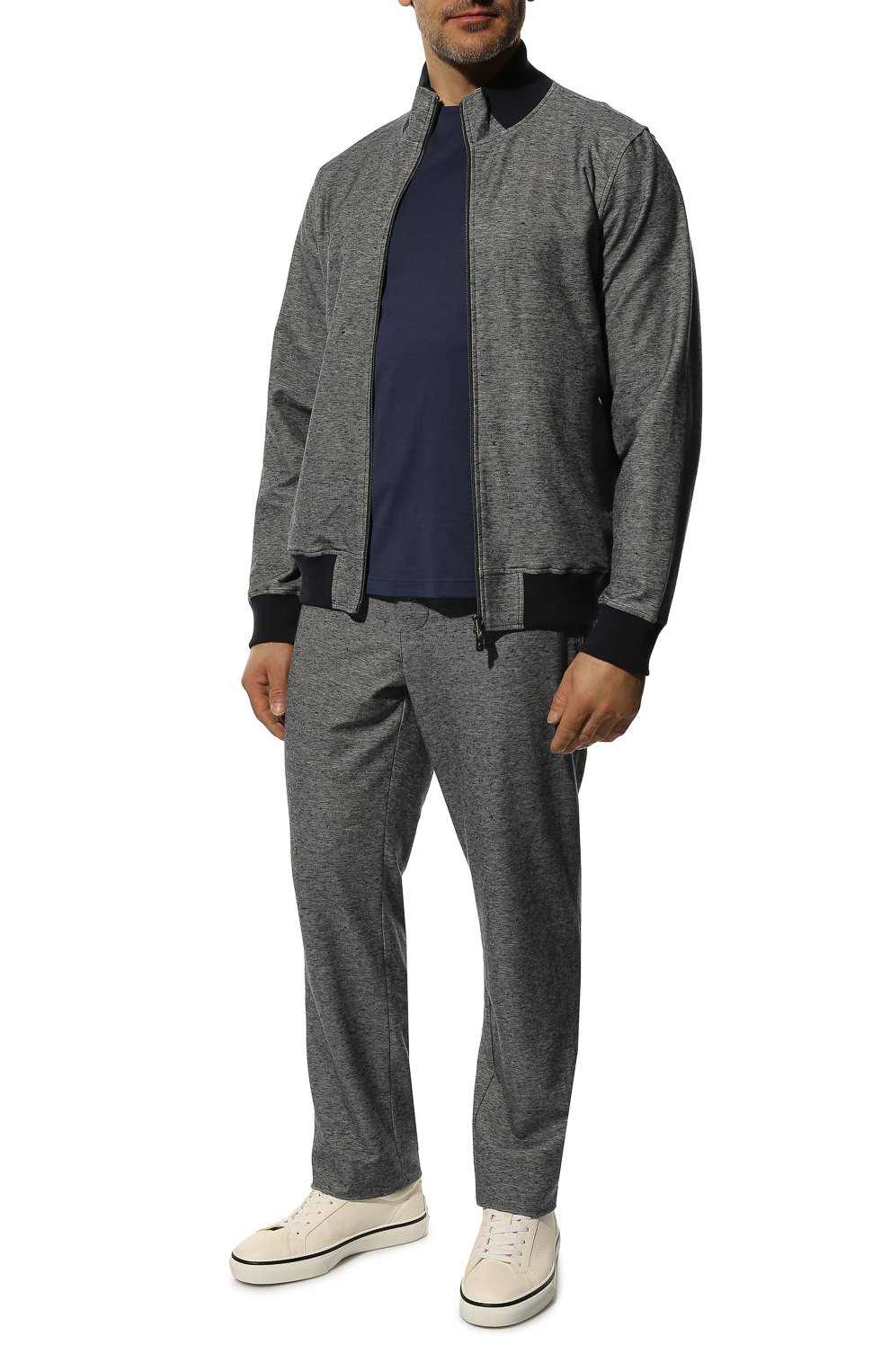 Спортивный костюм из хлопка и льна CAPOBIANCO, арт. 12MT21.LE00./58-60, фото 1