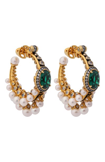 Женские серьги seascape treasure QUEENSBEE, арт. 202307