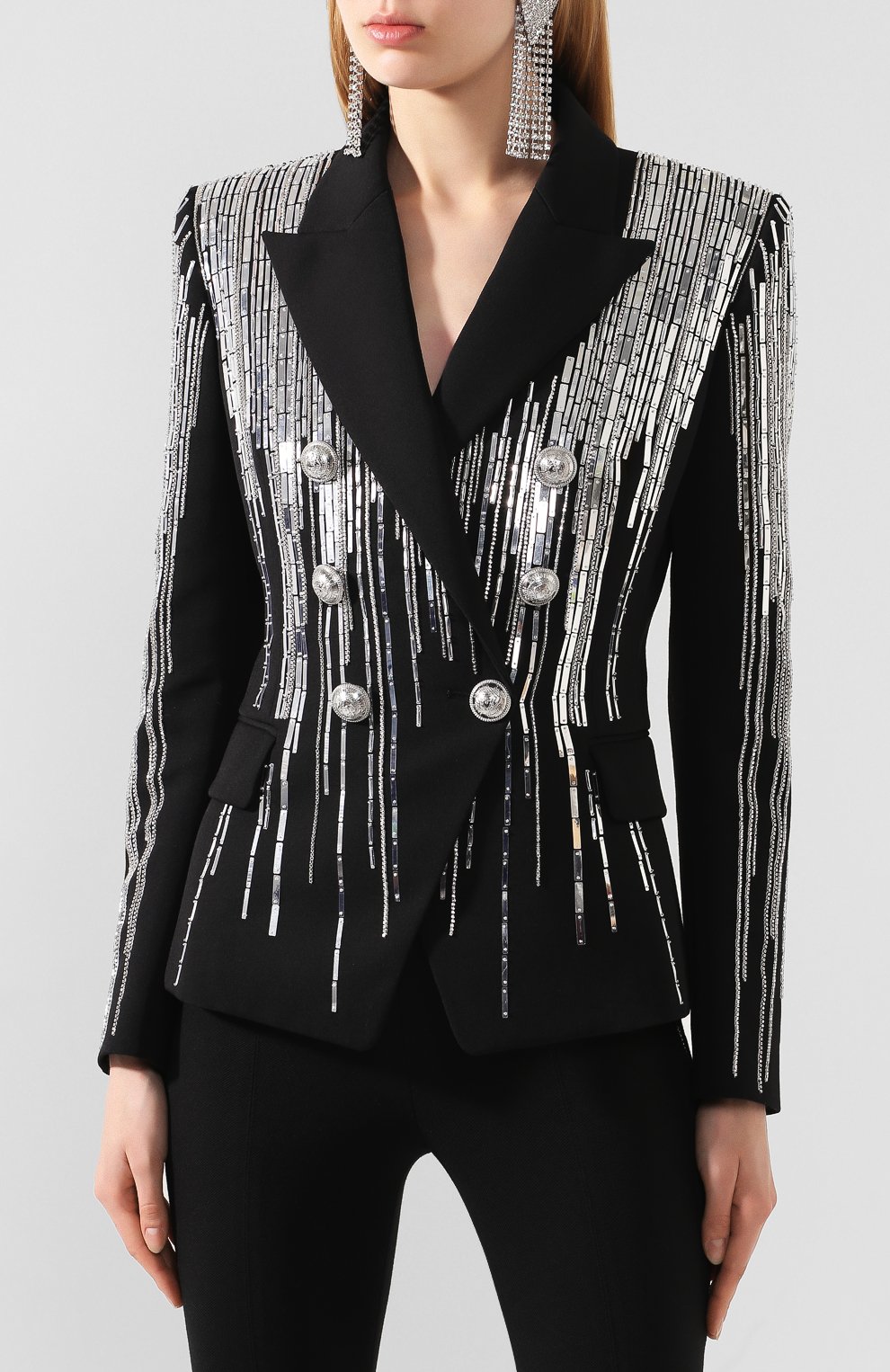 Шерстяной жакет BALMAIN, арт. TF07110/P060, фото 3