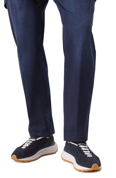 Комбинированные кроссовки KITON, арт. USSA269N0133802, фото 3