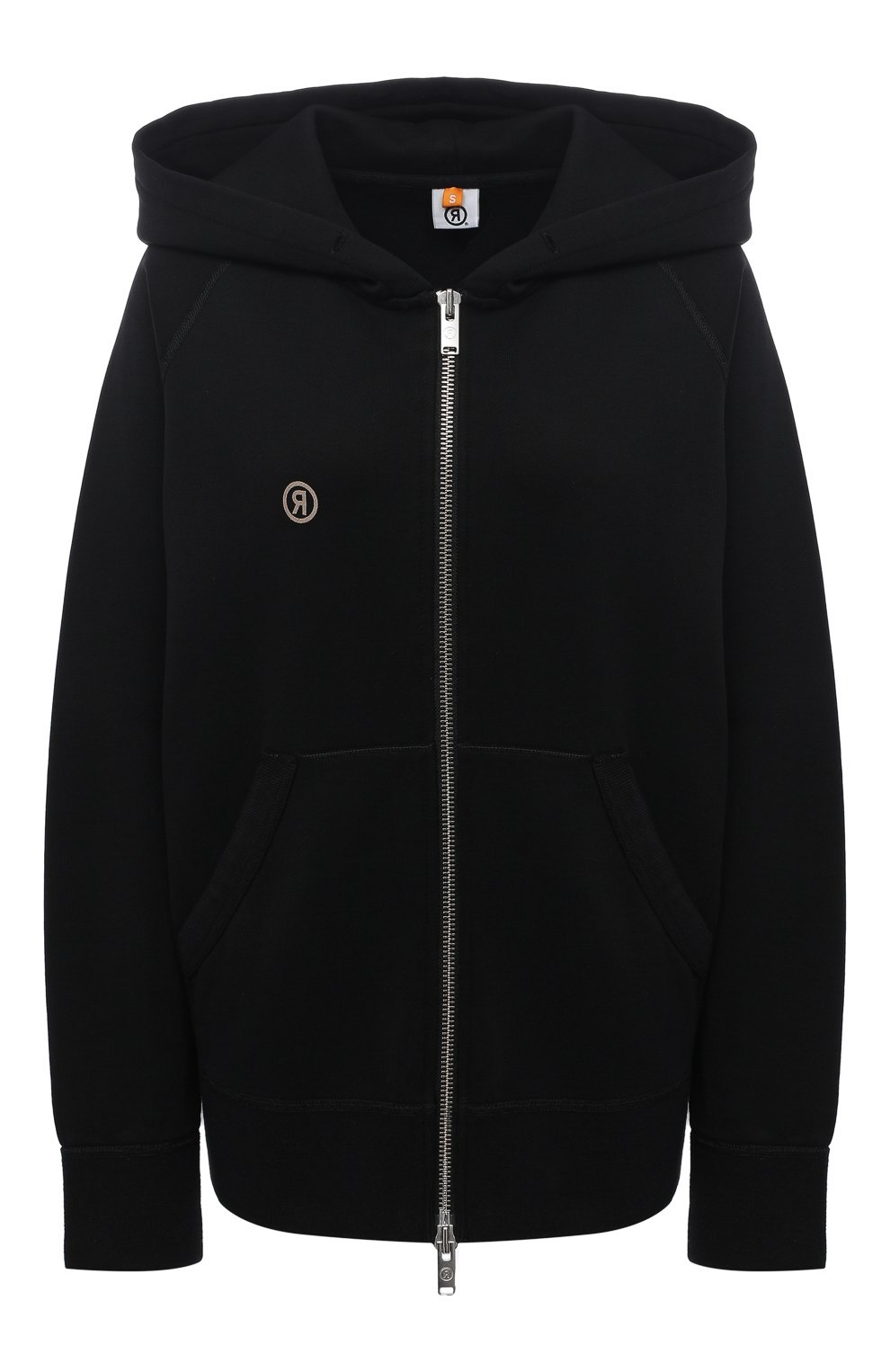 Хлопковая толстовка TOSKVA черного цвета по цене 19600 руб., арт. ZIP hoodie-HZ.U.001-W21-F5-900-100, фото 1 Хлопковая толстовка TOSKVA, арт. ZIP hoodie-HZ.U.001-W21-F5-900-100, фото 1