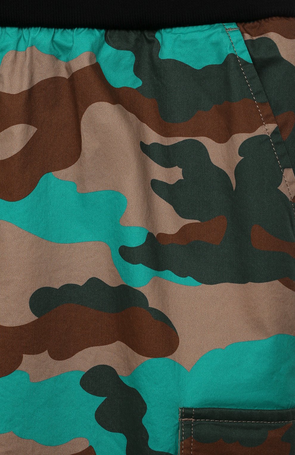 Хлопковые шорты MONCLER разноцветного цвета по цене 28050 руб., арт. G1-954-2B704-20-5956Z/12-14A, фото 3 Хлопковые шорты MONCLER, арт. G1-954-2B704-20-5956Z/12-14A, фото 3