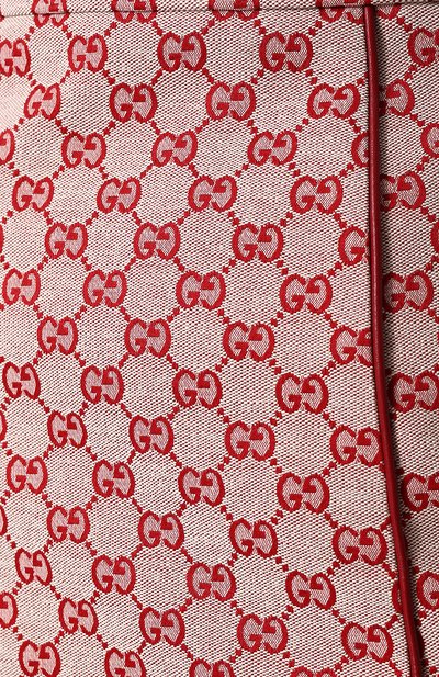Хлопковая мини-юбка с логотипом бренда GUCCI, арт. 519747/ZKD86, фото 5