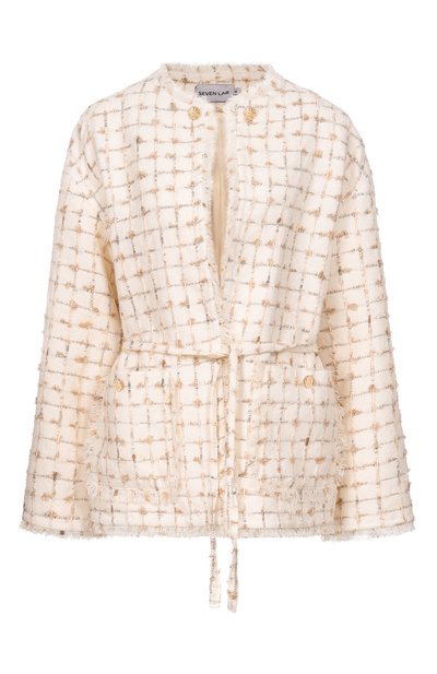 Женский твидовый жакет SEVEN LAB, арт. 126-S-W-10-11-085