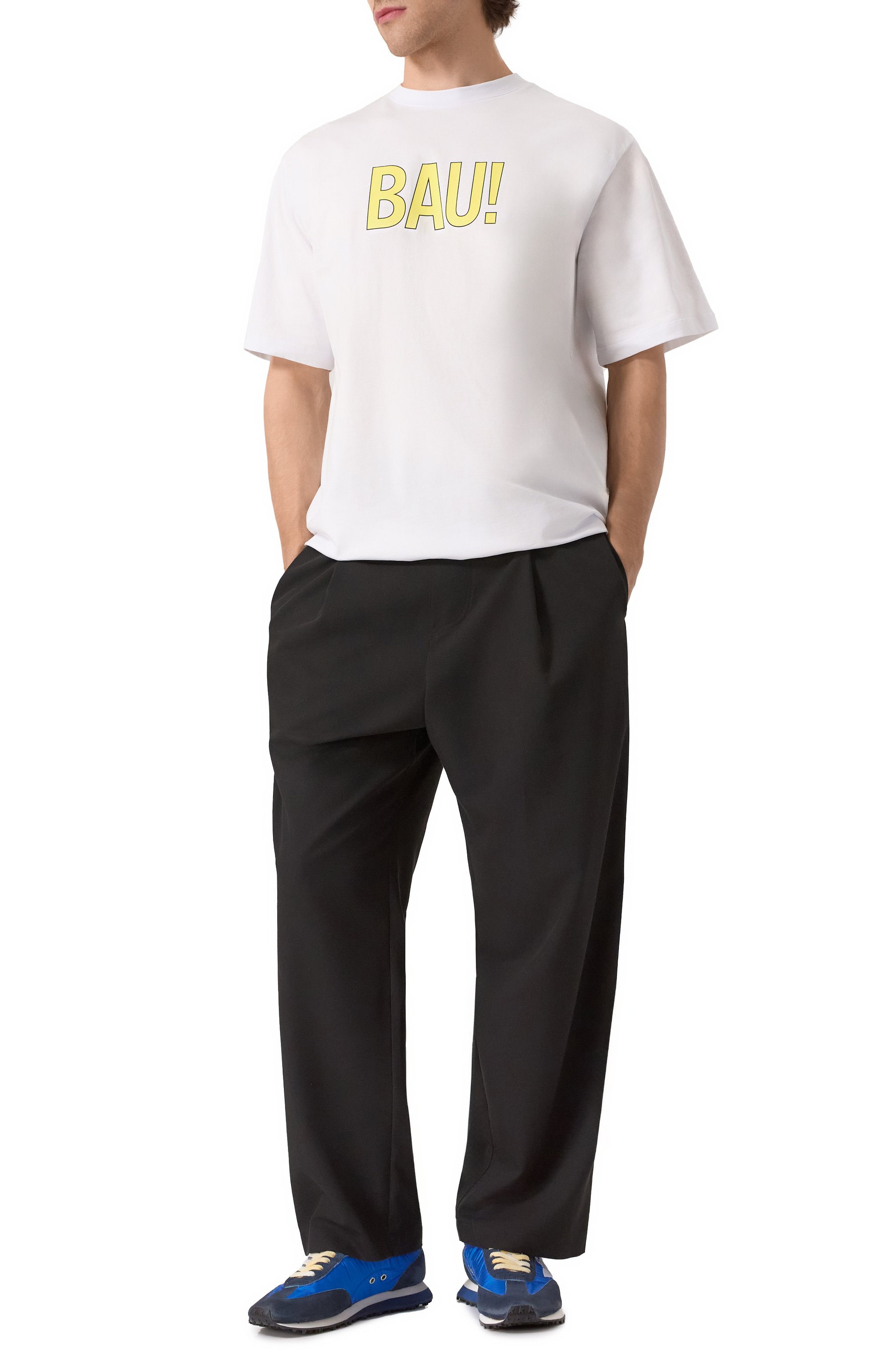 Комбинированные кроссовки marathon GOLDEN GOOSE DELUXE BRAND, арт. GMF00683.F005463, фото 2