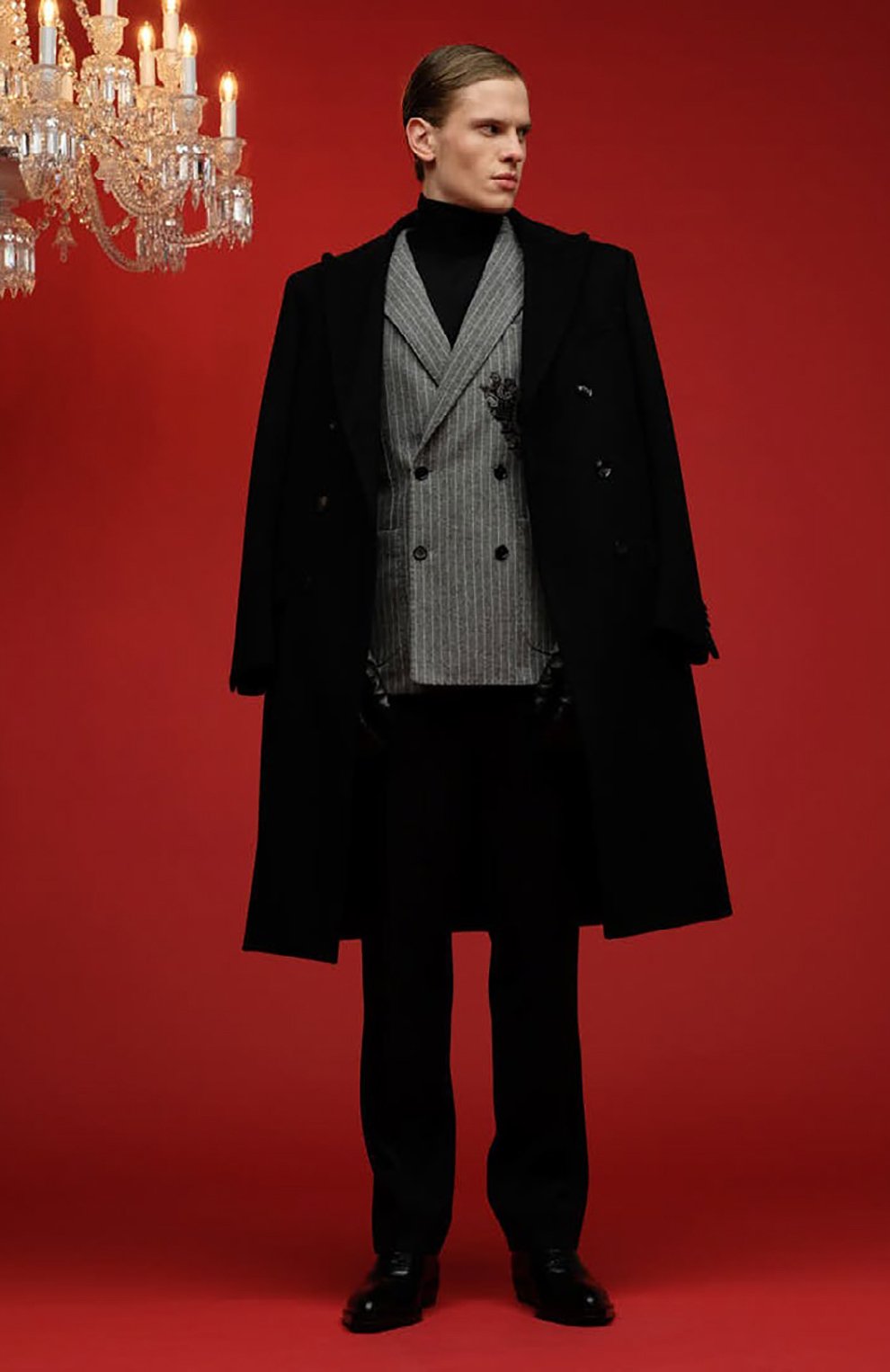 Пальто из шерсти и кашемира GIORGIO ARMANI, арт. 0WG0L05S/T00BU, фото 6