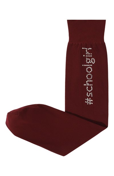 Гольфы YULA бордового цвета по цене 1190 руб., арт. YU-142, фото 1 Гольфы YULA, арт. YU-142, фото 1